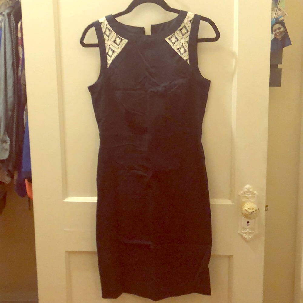 Ann Taylor dress with lace accent